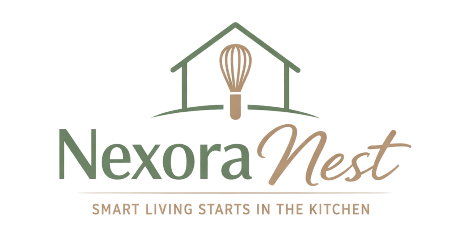 Nexora Nest logo – Premium kitchen essentials brand